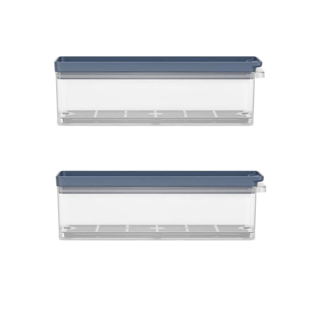 Kit 2 Organizadores de Geladeira Electrolux Experience com Escorredor 2,3L