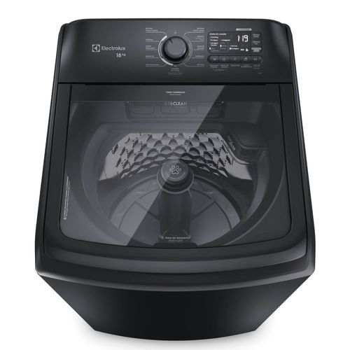Máquina de Lavar Electrolux 18Kg Preta Expert Tripla Filtragem e Jatos Poderosos (LEB18)