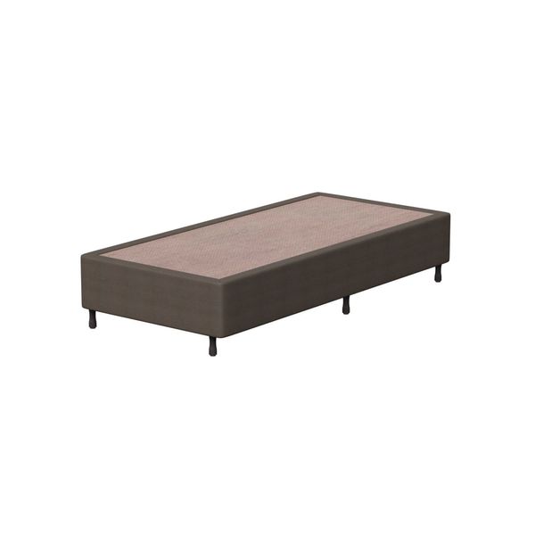 Base Box Solteirão Prodormir Standard Suede Marrom (100x200x26cm)