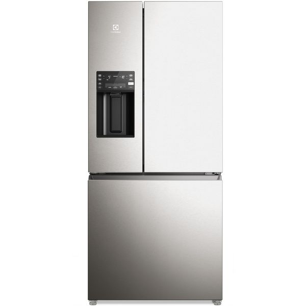 Geladeira Electrolux Frost Free 585L Efficient com AutoSense e Dispenser de Água e Gelo 3 Portas Cor Inox Look (IM8IS) 127V