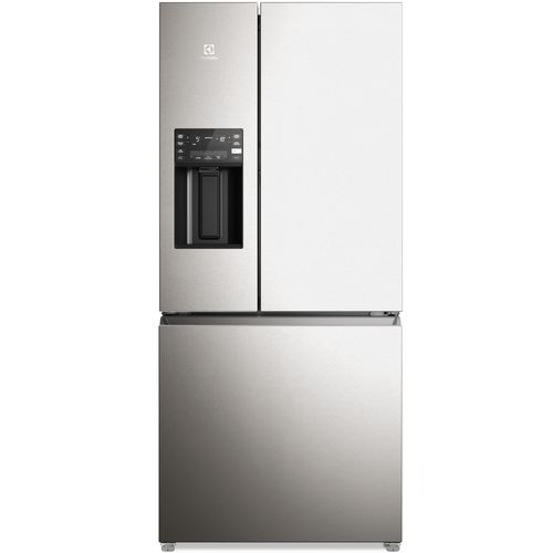 Geladeira Electrolux Frost Free 583l Efficient com AutoSense e Dispenser de Água e Gelo 3 Portas Cor Inox Look (im8is)