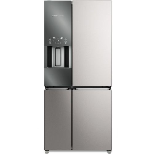 Geladeira Electrolux Frost Free Inverter 583l AutoSense e FlexiSpace 4 Portas Inox Espelhado Home Pro (iq8ws)