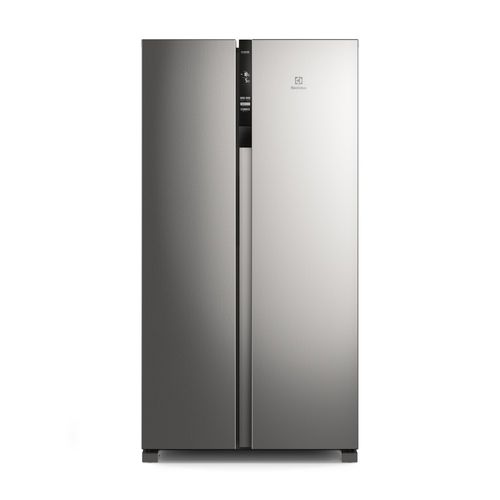 Geladeira Electrolux Frost Free Inverter 435l Efficient com AutoSense Side By Side Cor Inox Look (is4s)