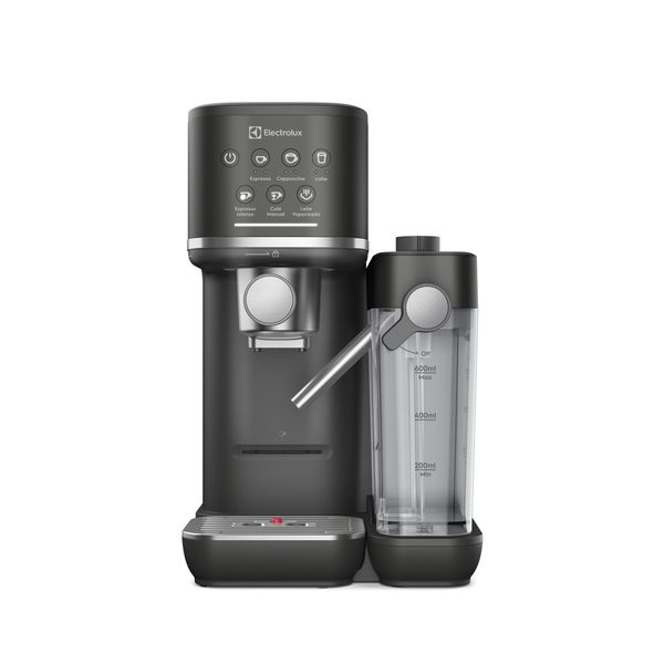 Cafeteira Espresso Electrolux Cápsula, Pó e Sache Experience Vaporizador de Leite Preta (ECM70) 127V