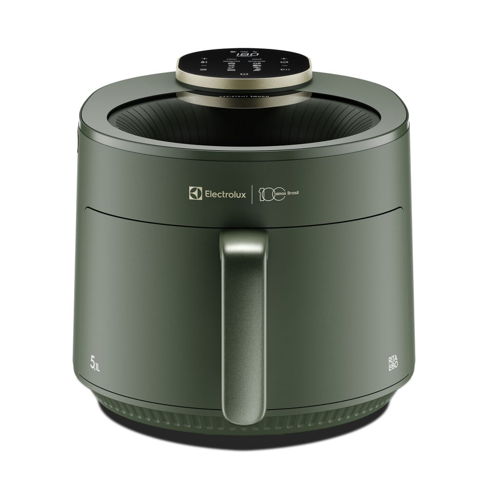Air Fryer Electrolux por Rita Lobo 5,1L Verde Linha 100 anos Celebre Sabores (EAF175)