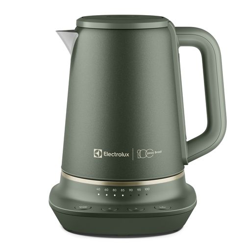 Chaleira Elétrica Electrolux 1,7L Verde Linha 100 anos Celebre Pausas (EKP75) - 127V