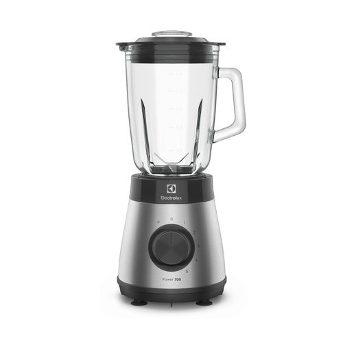 Liquidificador Electrolux 700w 1,5L Experience com Copo de Vidro e Tecnologia TruFlow™ Cor Inox Preto (EBS30)