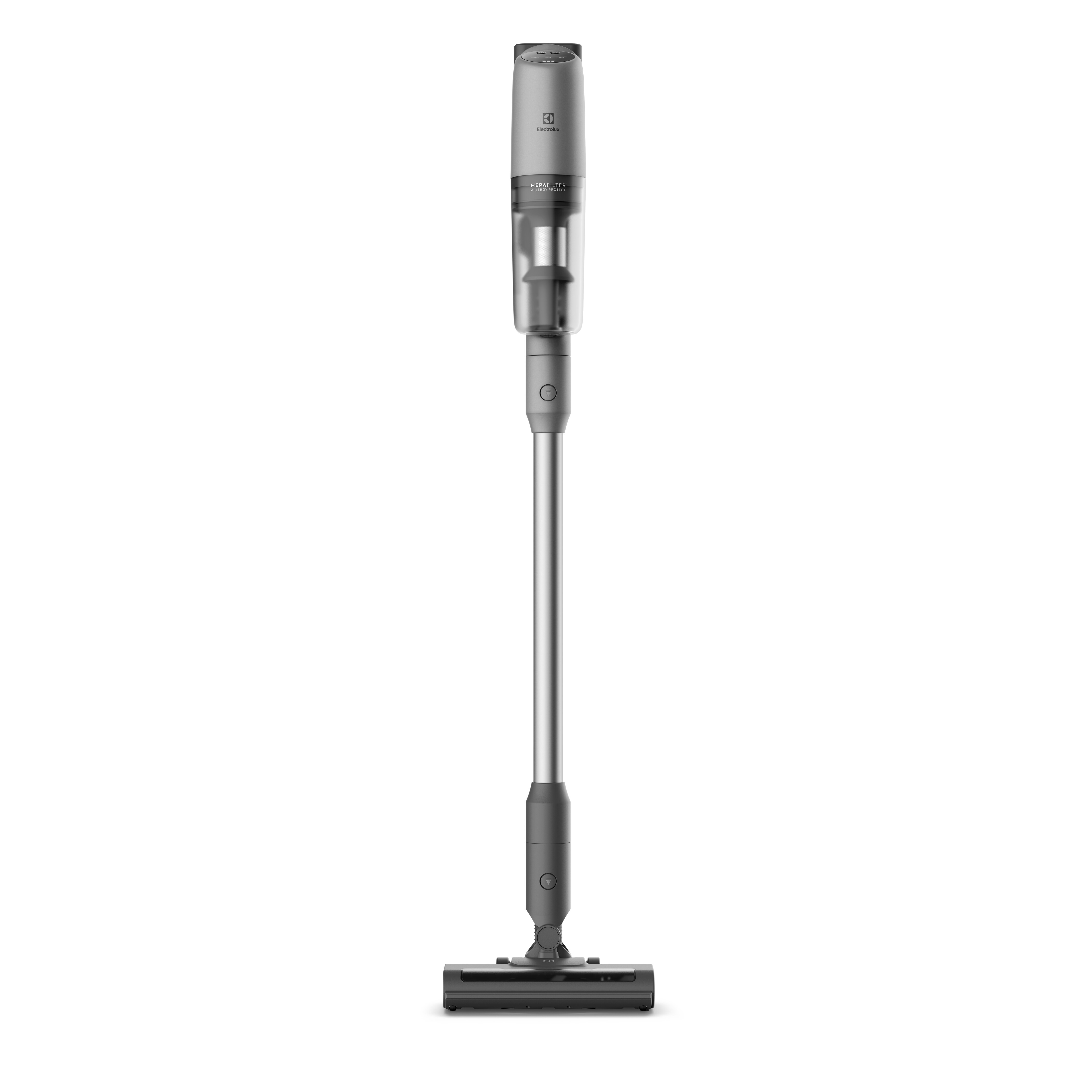Aspirador de Pó Vertical sem Fio Electrolux Ergorapido 3 em 1 Cyclonic Power 30 min Cinza (PTEC100)